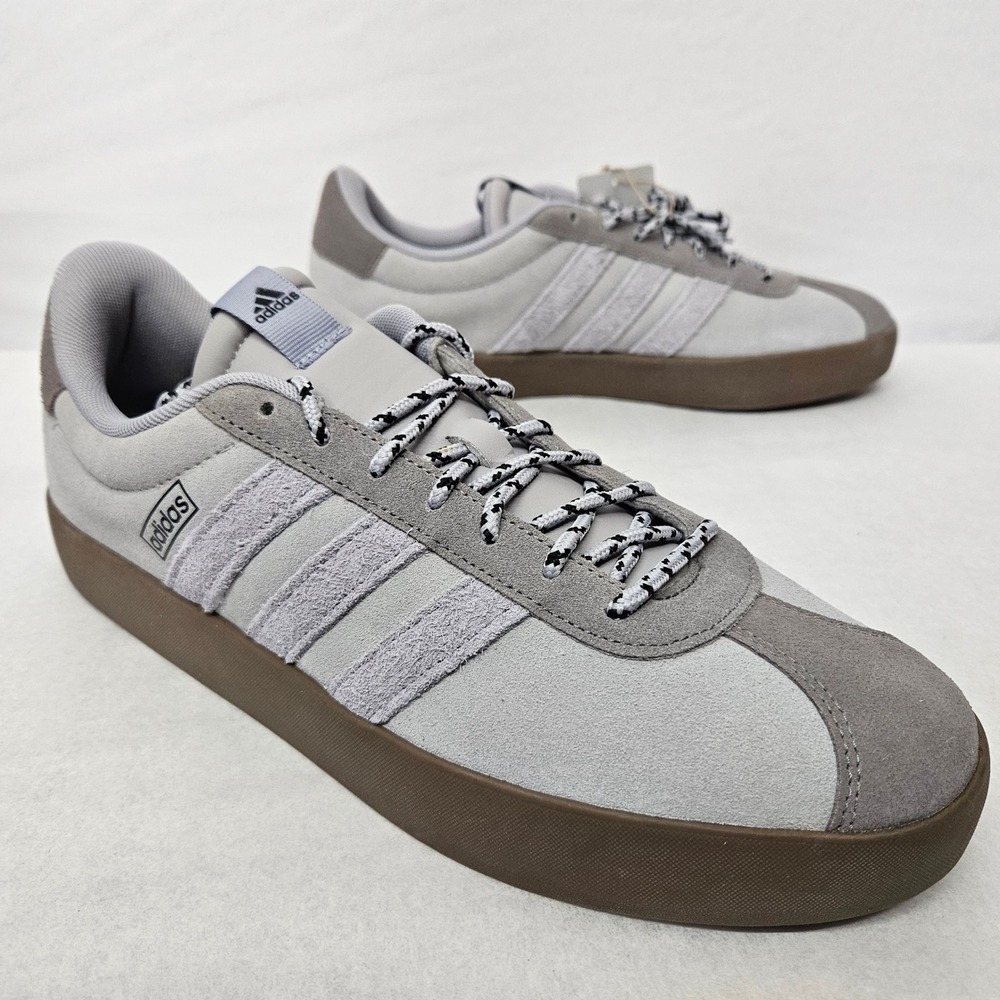 Adidas VL Court 3.0 Casual Shoes JP5295 Glory Grey Taupe Oxide Men's Sz 11.5